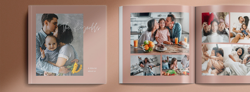 Photobook με πλαστικοποιημένο μαλακό εξώφυλλο 300γρ και εσωτερικές σελίδες 200γρ