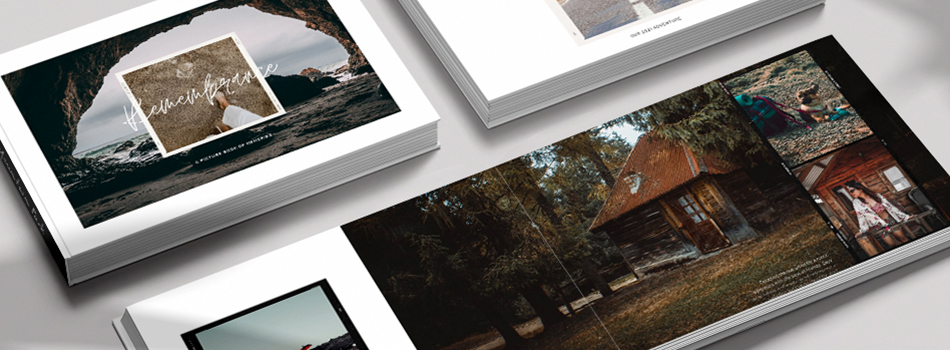 Photobook με σκληρό πλαστικοποιημένο εξώφυλλο και πλαστικοποιημένες σελίδες 600γρ, διάπλατο άνοιγμα