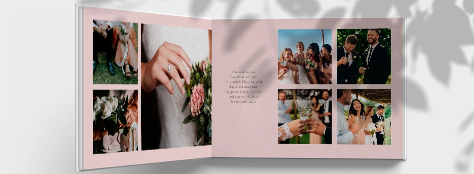 Photobook με σκληρό πλαστικοποιημένο εξώφυλλο και hinge βιβλιοδεσία, σελίδες 350γρ