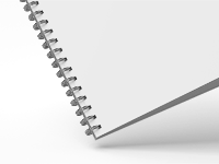 Photobook με μεταλλικό spiral και πλαστικοποιημένο εξώφυλλο, σελίδες 200γρ