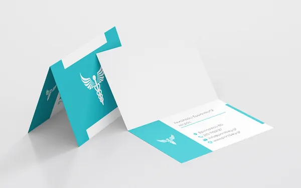 Επαγγελματικές κάρτες με δίπλωμα 1