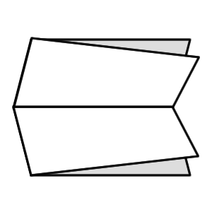 Δίπλωμα "σταυρός" (μέση-μέση)