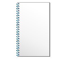 Απλό σπιράλ στη μεγάλη διάσταση (Wire-O)