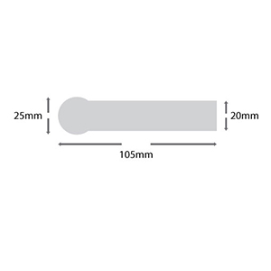 25x105x20mm