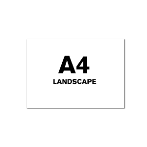 297x210 mm (A4 πλάγιο)